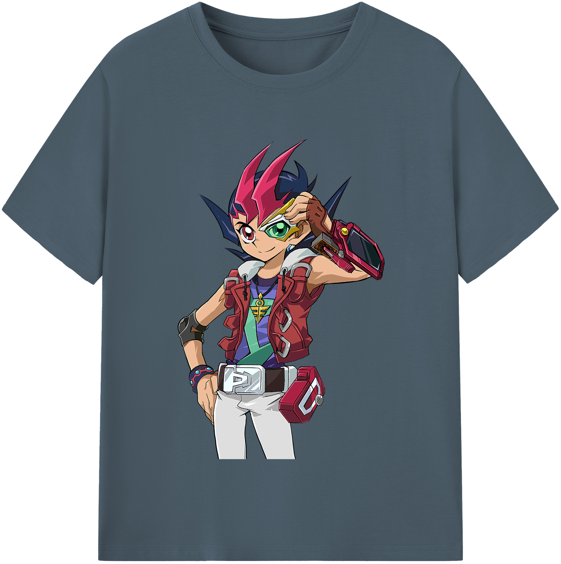 （画像用） 遊☆戯☆王 Yu-Gi-Oh! 綿100％半袖Tシャツ（フロントプリント）